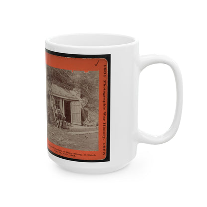 Bomb-Proof Quarters Of Major Strong, At Dutch Gap, Va., July, 1864 (U.S. Civil War) White Coffee Mug