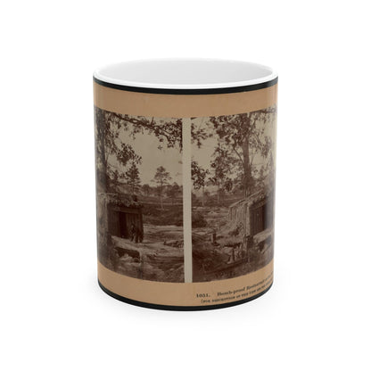 Bomb-Proof Restaurant On The Petersburg Line 001 (U.S. Civil War) White Coffee Mug