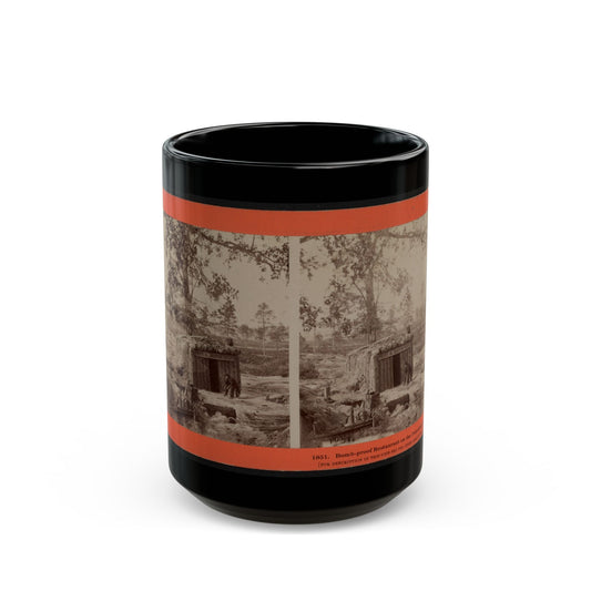 Bomb-Proof Restaurant On The Petersburg Line (U.S. Civil War) Black Coffee Mug