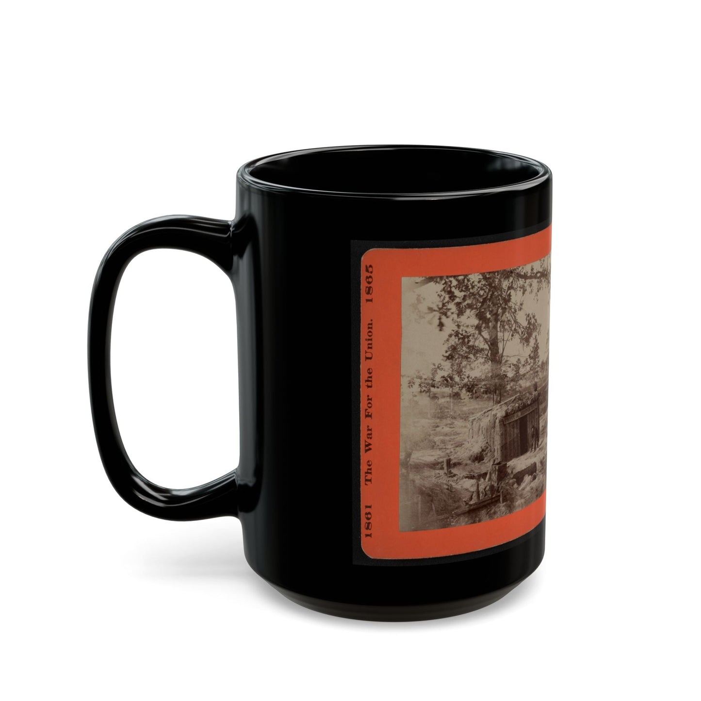 Bomb-Proof Restaurant On The Petersburg Line (U.S. Civil War) Black Coffee Mug