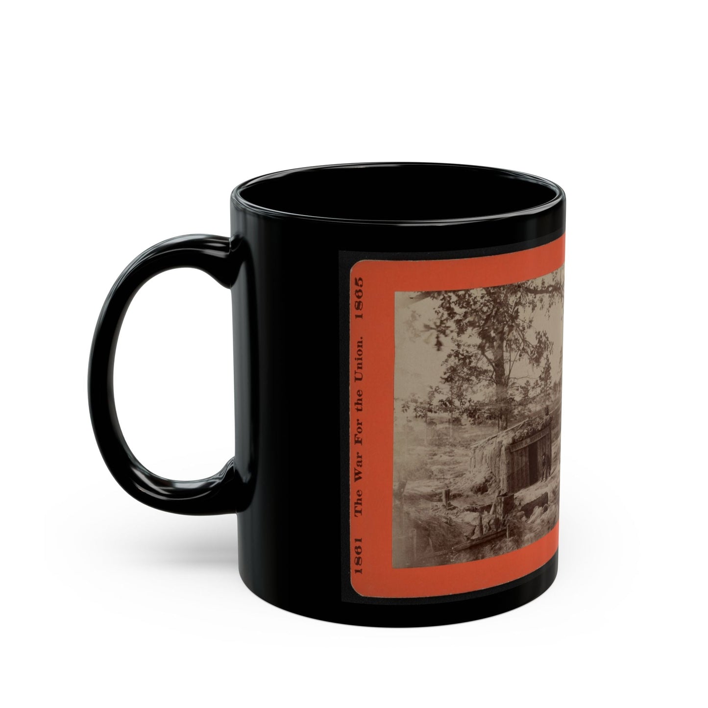 Bomb-Proof Restaurant On The Petersburg Line (U.S. Civil War) Black Coffee Mug