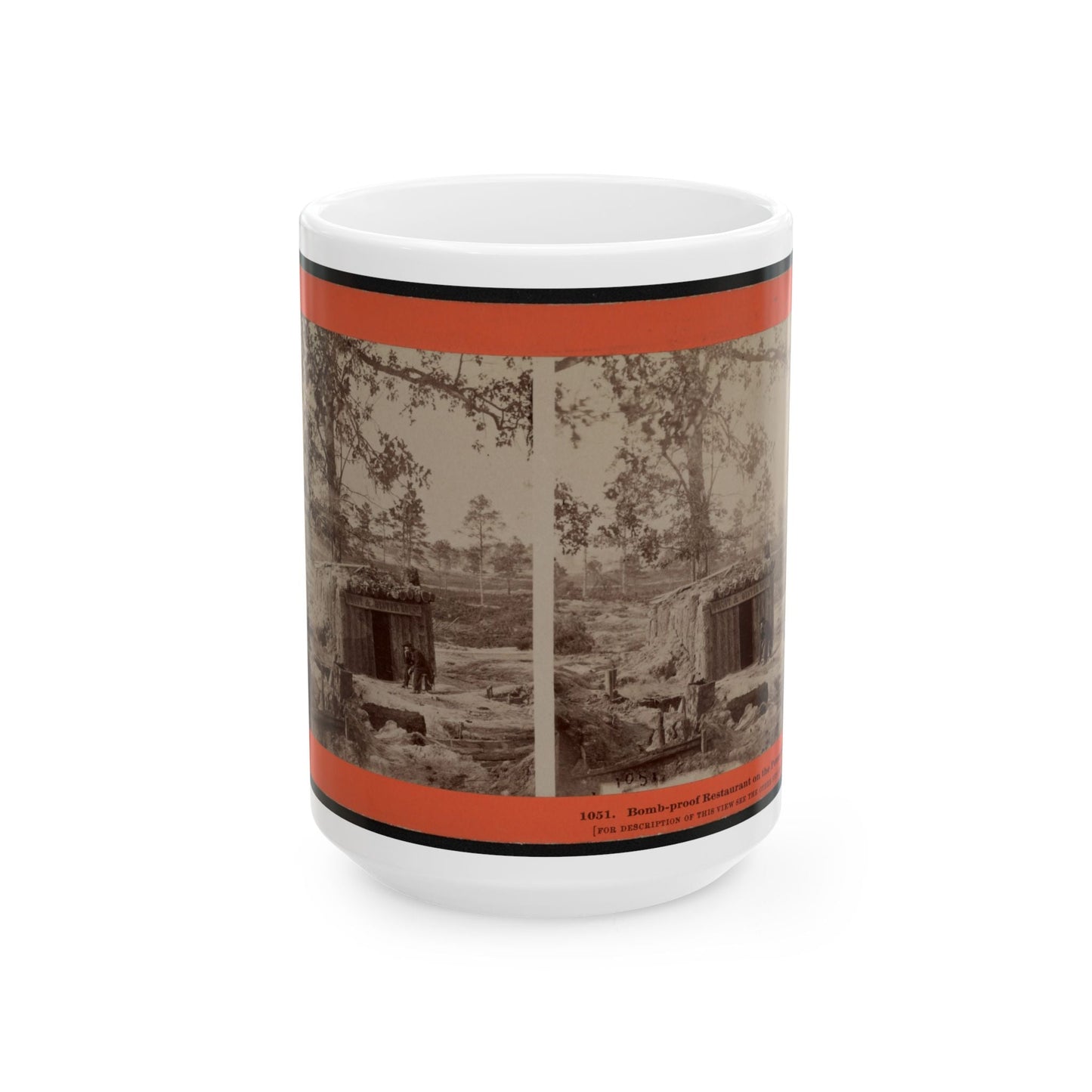 Bomb-Proof Restaurant On The Petersburg Line (U.S. Civil War) White Coffee Mug