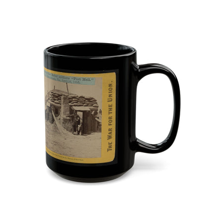 Bomb-Proofs In The Union Fort Sedgwick, Called By The Rebel Soldiers  Fort Hell (U.S. Civil War) Black Coffee Mug