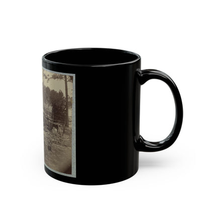 Bombproof Huts In The Front Line Before Petersburg, August 10, 1864 (U.S. Civil War) Black Coffee Mug