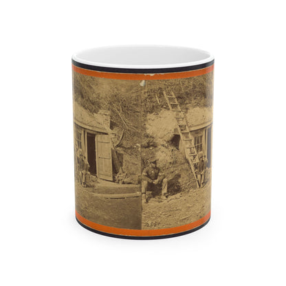 Bombproof Quarters Of Maj. Strong, At Dutch Gap, 16th N.Y. Artillery (U.S. Civil War) White Coffee Mug