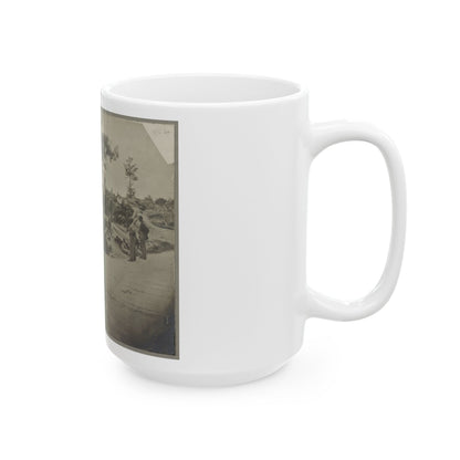 Bombproof Quarters On The Lines In Front Of Petersburg, Va. Aug. 1864 (U.S. Civil War) White Coffee Mug