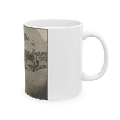 Bombproof Quarters On The Lines In Front Of Petersburg, Va. Aug. 1864 (U.S. Civil War) White Coffee Mug