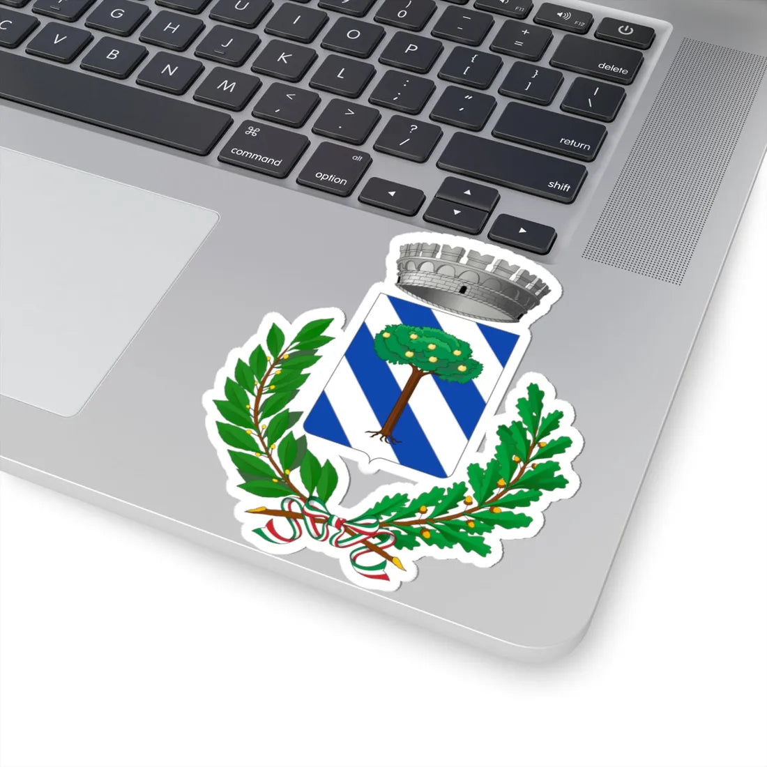 Bompensiere-Stemma (Italy) (Coat of Arms) STICKER Vinyl Kiss-Cut Decal - The Sticker Space