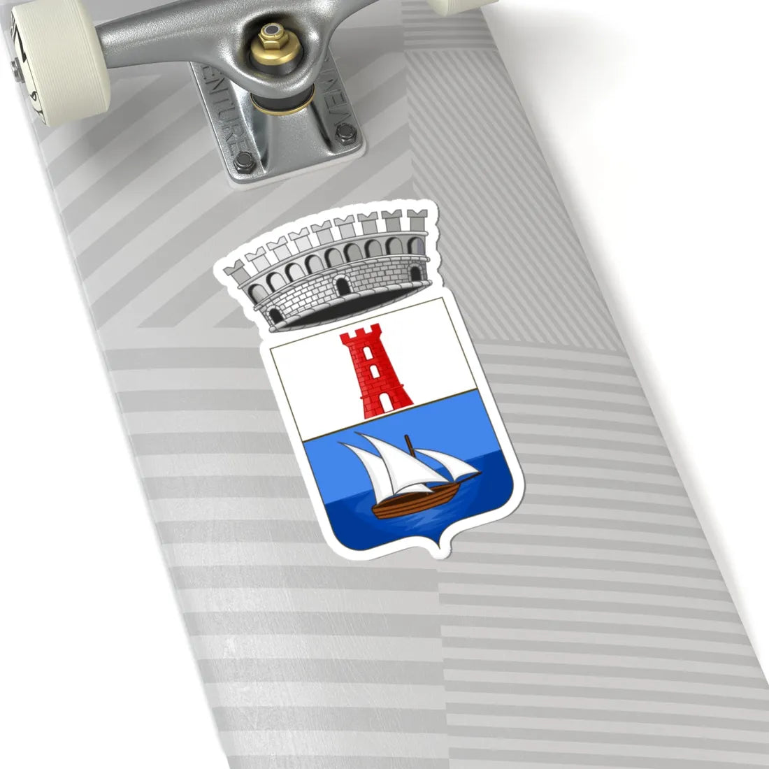 Bonassola-Stemma (Italy) (Coat of Arms) STICKER Vinyl Kiss-Cut Decal - The Sticker Space