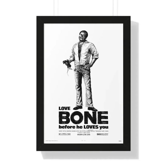 BONE 1972 - Framed Movie Poster 16″ x 24″ Black - The Sticker Space