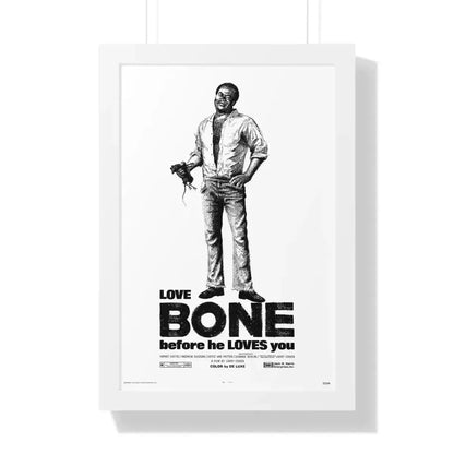 BONE 1972 - Framed Movie Poster 16″ x 24″ White - The Sticker Space