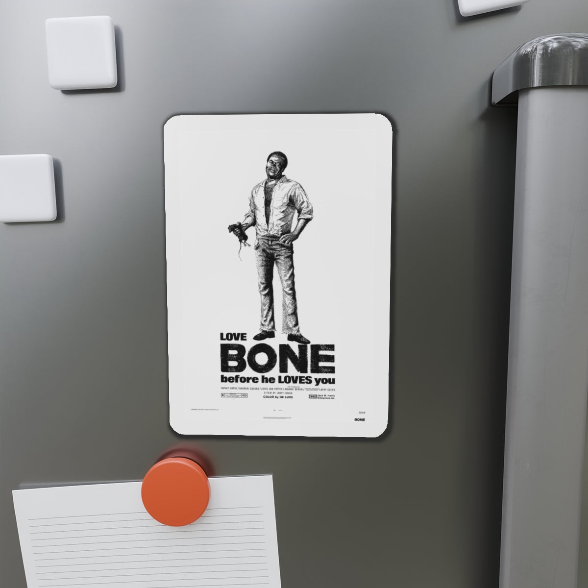 BONE 1972 Movie Poster - Die-Cut Magnet-The Sticker Space