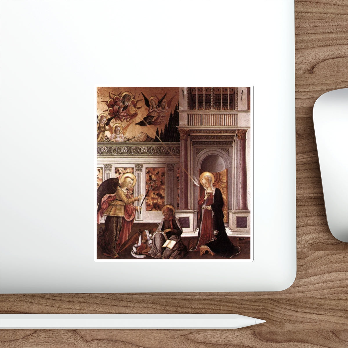 BONFIGLI, Benedetto - Annunciation (Artwork) STICKER Vinyl Die-Cut Decal-The Sticker Space