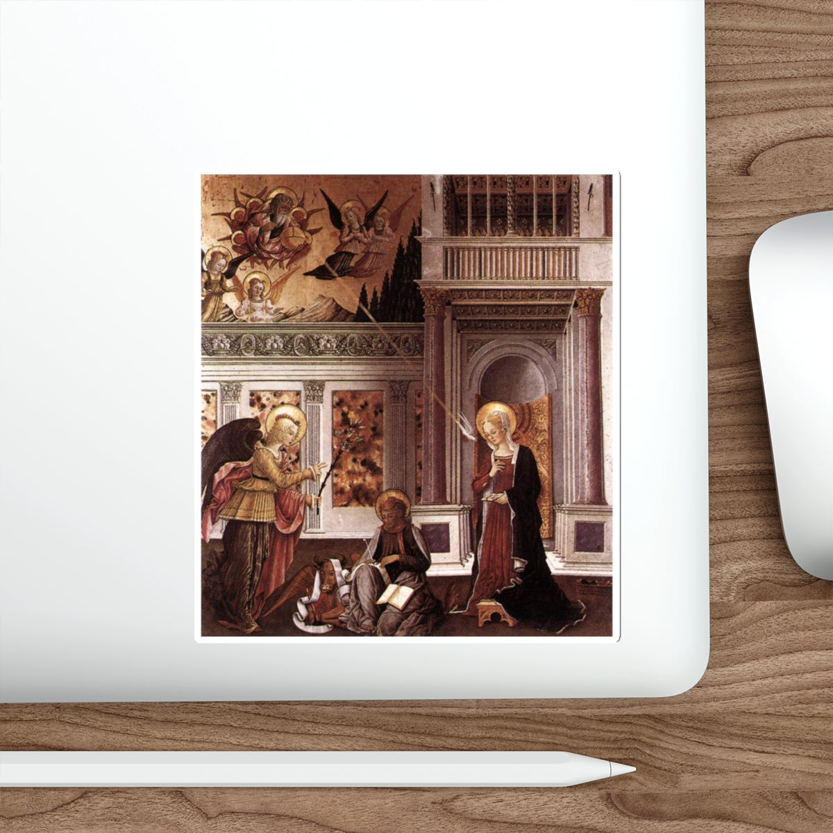 BONFIGLI, Benedetto - Annunciation (Artwork) STICKER Vinyl Die-Cut Decal-The Sticker Space