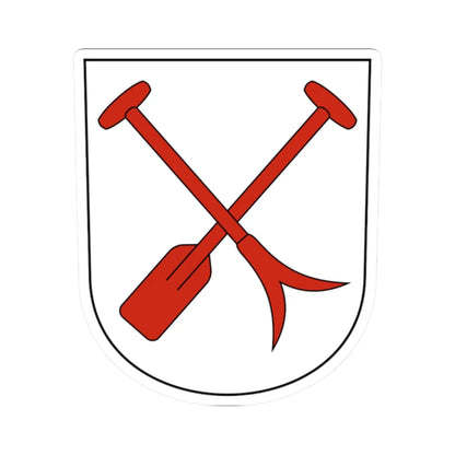 Boningen-blazon (Switzerland) (Coat of Arms) STICKER Vinyl Kiss-Cut Decal 2 Inch White - The Sticker Space