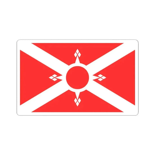 Bonnets Rouges flag (Belgium) STICKER Vinyl Kiss-Cut Decal 2 Inch White - The Sticker Space