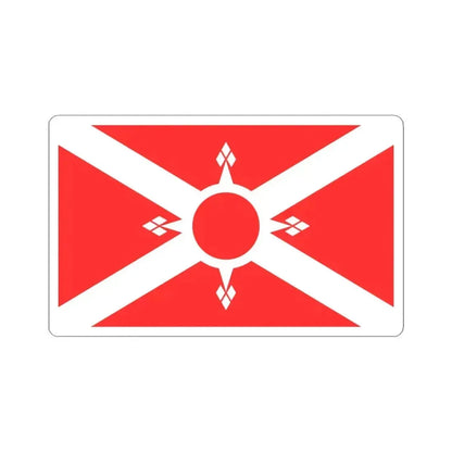 Bonnets Rouges flag (Belgium) STICKER Vinyl Kiss-Cut Decal 3 Inch White - The Sticker Space