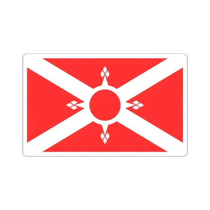 Bonnets Rouges flag (Belgium) STICKER Vinyl Kiss-Cut Decal 4 Inch White - The Sticker Space