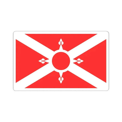 Bonnets Rouges flag (Belgium) STICKER Vinyl Kiss-Cut Decal 6 Inch White - The Sticker Space