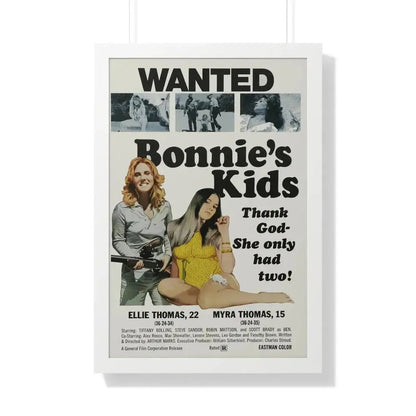 BONNIE'S KIDS 1972 - Framed Movie Poster 20" x 30" White - The Sticker Space