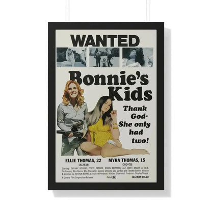 BONNIE'S KIDS 1972 - Framed Movie Poster - The Sticker Space