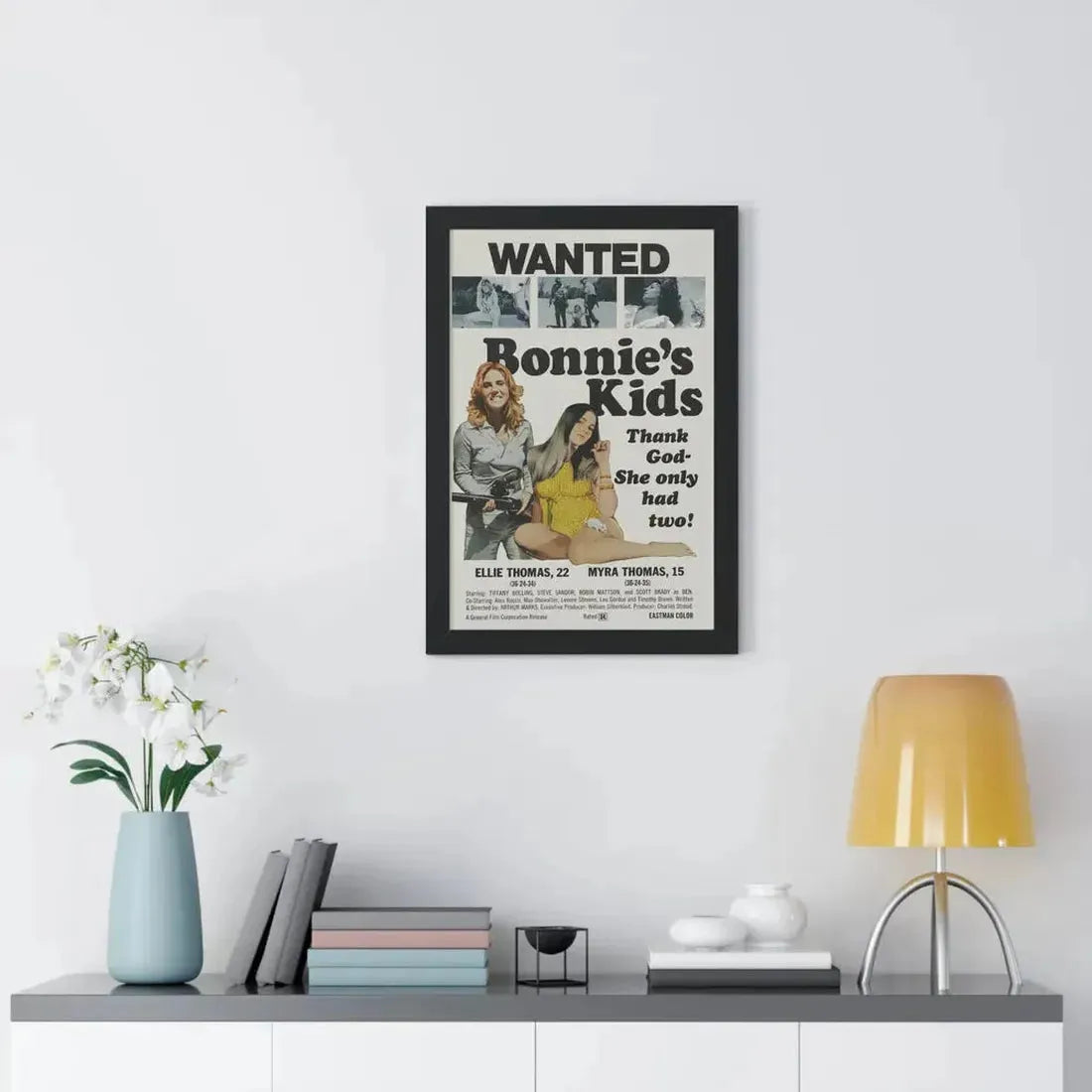 BONNIE'S KIDS 1972 - Framed Movie Poster - The Sticker Space