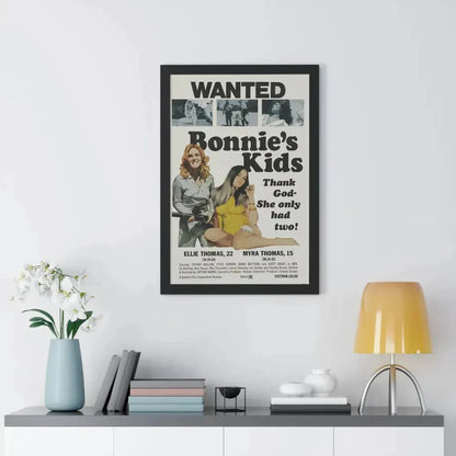 BONNIE'S KIDS 1972 - Framed Movie Poster - The Sticker Space
