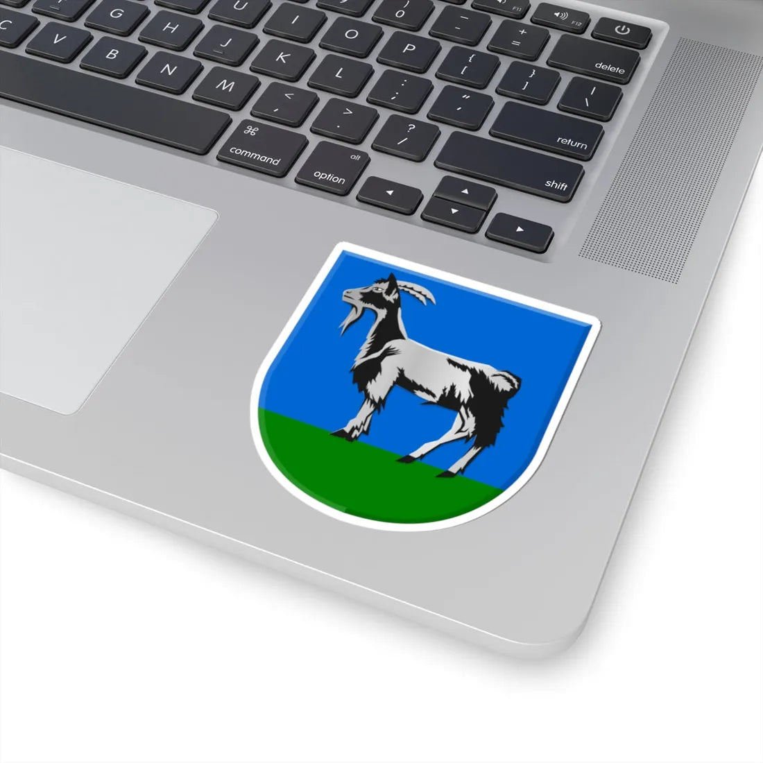 Bontebok wapen (Netherlands) (Coat of Arms) STICKER Vinyl Kiss-Cut Decal - The Sticker Space