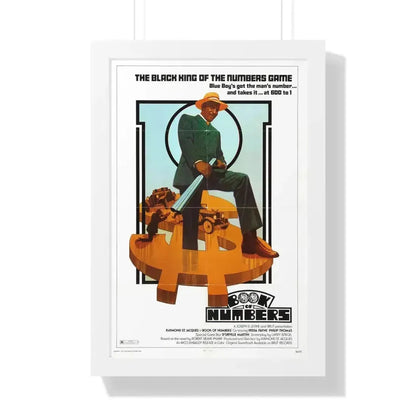 BOOK OF NUMBERS 1973 - Framed Movie Poster 16″ x 24″ White - The Sticker Space
