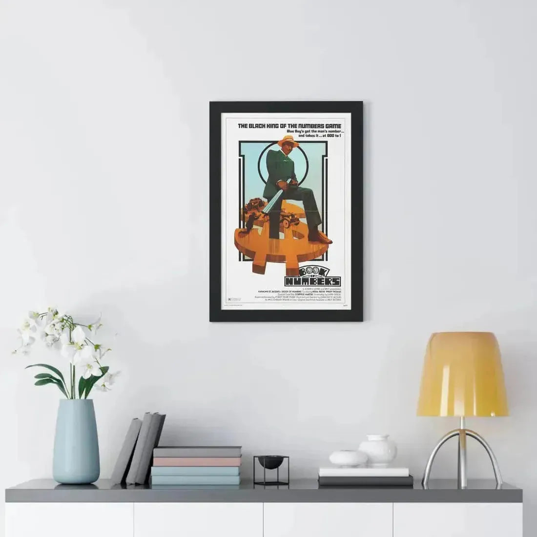 BOOK OF NUMBERS 1973 - Framed Movie Poster - The Sticker Space