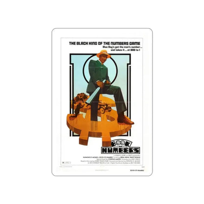 BOOK OF NUMBERS 1973 Movie Poster STICKER Vinyl Die-Cut Decal 2 Inch - The Sticker Space