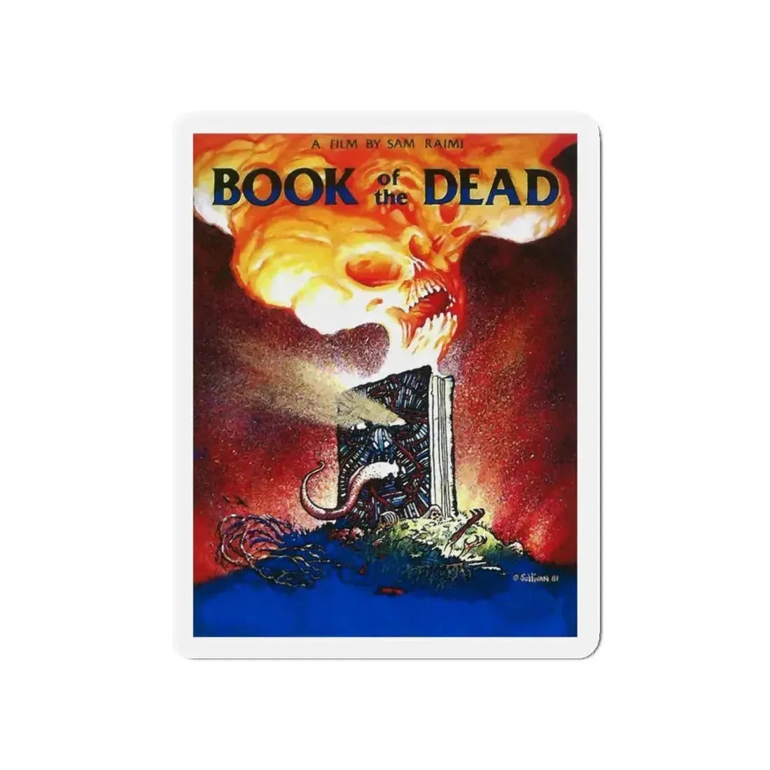 BOOK OF THE DEAD (EVIL DEAD ORIGINAL TITLE) 1981 Movie Poster - Refrigerator Magnet - The Sticker Space