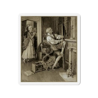 Book or Magazine Illustration (Magazine Illustration) Refrigerator Magnet - The Sticker Space