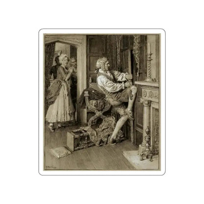 Book or Magazine Illustration (Magazine Illustration) STICKER Vinyl Die-Cut Decal - The Sticker Space