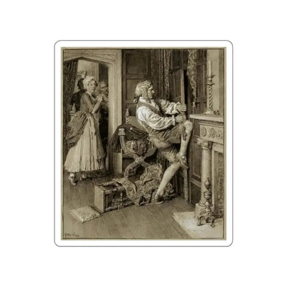 Book or Magazine Illustration (Magazine Illustration) STICKER Vinyl Die-Cut Decal - The Sticker Space