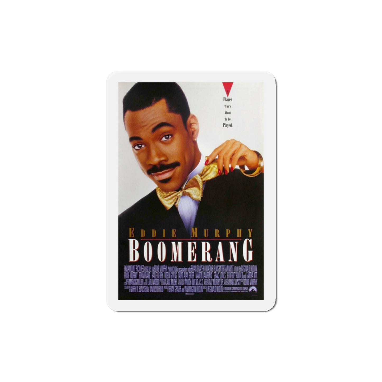 Boomerang 1992 Movie Poster Die-Cut Magnet-3" x 3"-The Sticker Space