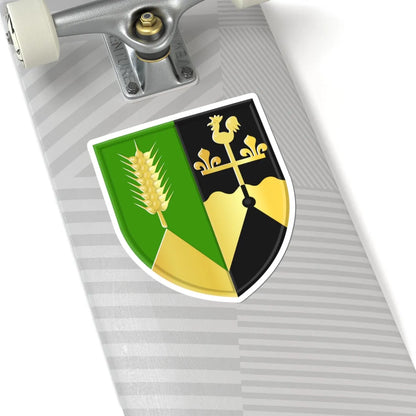 Boornbergum wapen (Netherlands) (Coat of Arms) STICKER Vinyl Kiss-Cut Decal - The Sticker Space