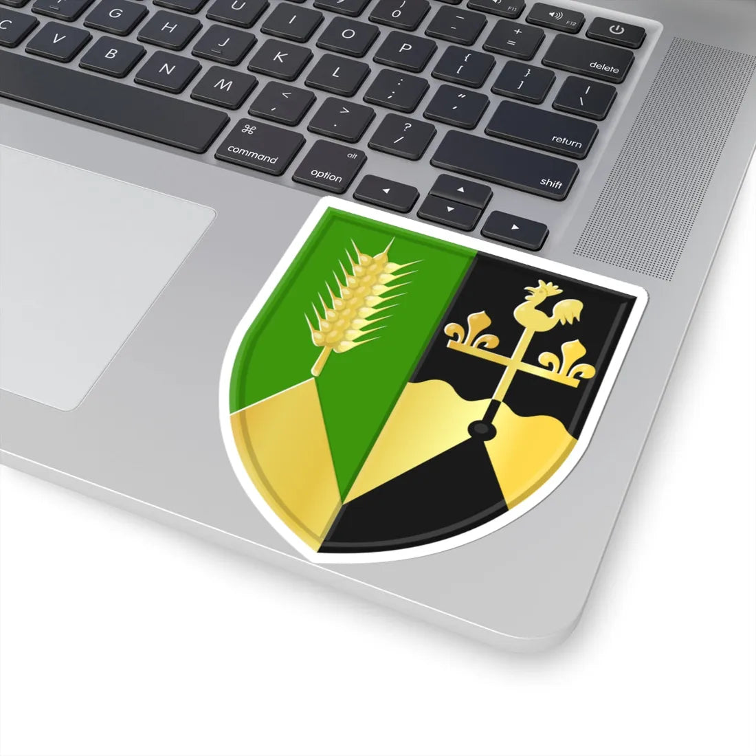 Boornbergum wapen (Netherlands) (Coat of Arms) STICKER Vinyl Kiss-Cut Decal - The Sticker Space