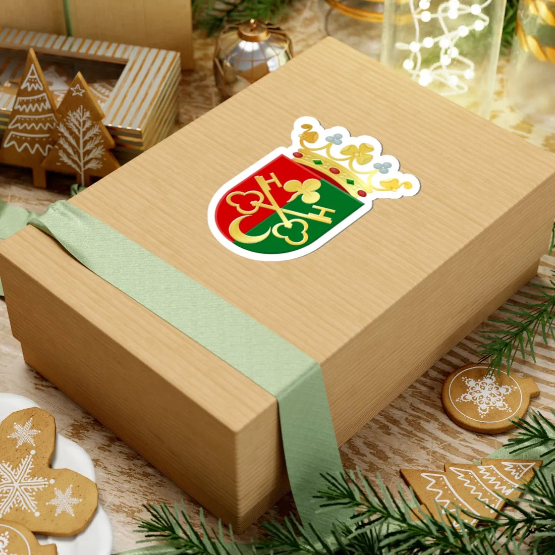 Boornsterhem wapen (Netherlands) (Coat of Arms) STICKER Vinyl Kiss-Cut Decal - The Sticker Space