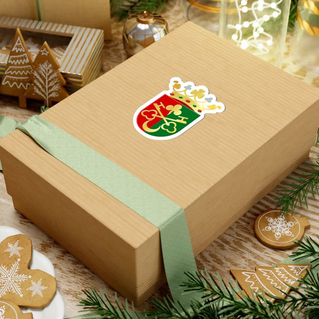 Boornsterhem wapen (Netherlands) (Coat of Arms) STICKER Vinyl Kiss-Cut Decal - The Sticker Space