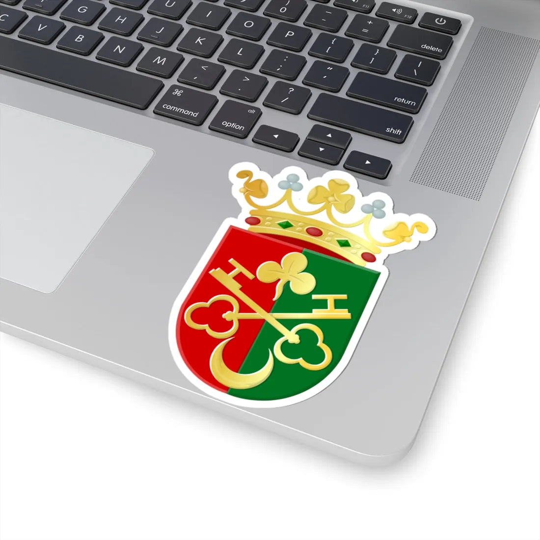 Boornsterhem wapen (Netherlands) (Coat of Arms) STICKER Vinyl Kiss-Cut Decal - The Sticker Space