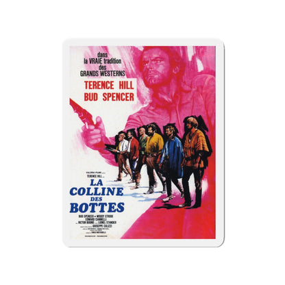 BOOT HILL 1969 Movie Poster - Die-Cut Magnet-3" x 3"-The Sticker Space