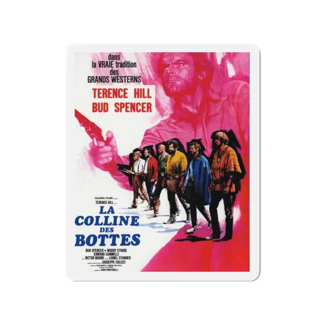 BOOT HILL 1969 Movie Poster - Refrigerator Magnet 2 Inch - The Sticker Space