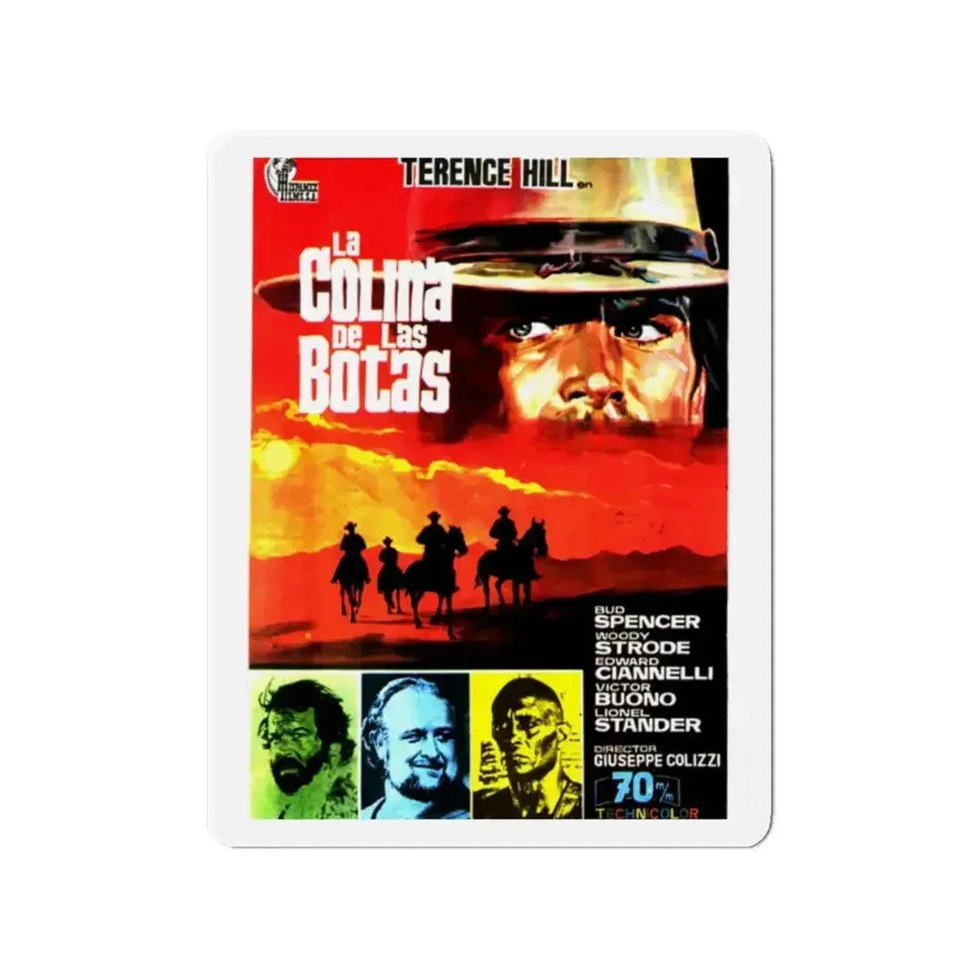 BOOT HILL (2) 1969 Movie Poster - Refrigerator Magnet - The Sticker Space