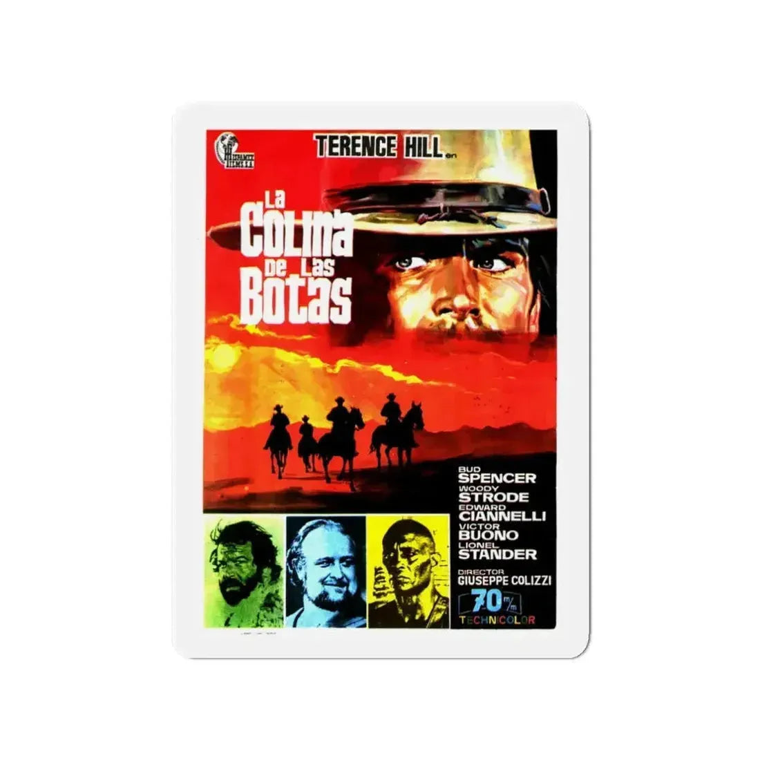 BOOT HILL (2) 1969 Movie Poster - Refrigerator Magnet - The Sticker Space