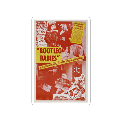 BOOTLEG BABIES 1940 Movie Poster STICKER Vinyl Die-Cut Decal-4 Inch-The Sticker Space