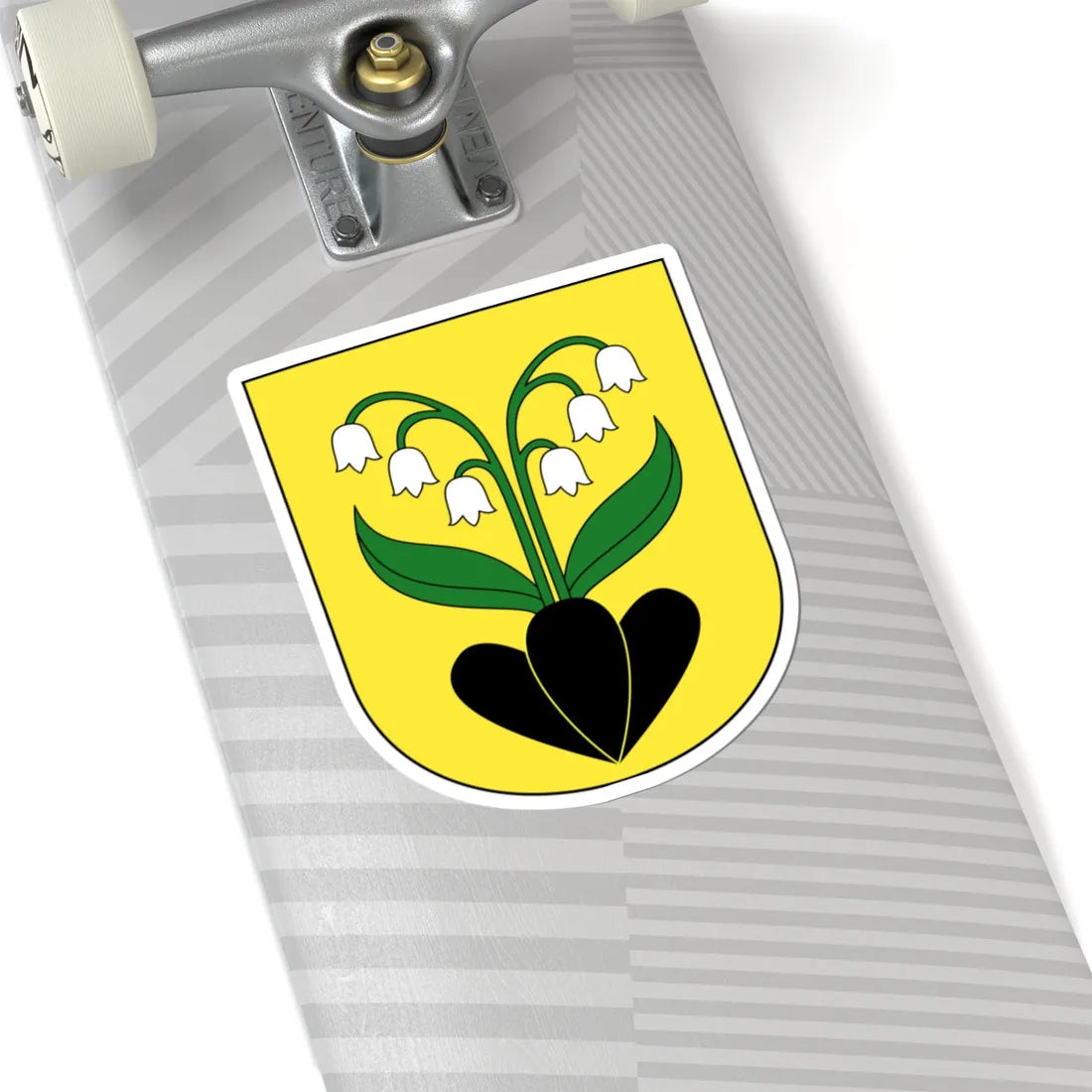 Boppelsen-blazon (Switzerland) (Coat of Arms) STICKER Vinyl Kiss-Cut Decal - The Sticker Space