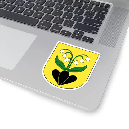 Boppelsen-blazon (Switzerland) (Coat of Arms) STICKER Vinyl Kiss-Cut Decal - The Sticker Space