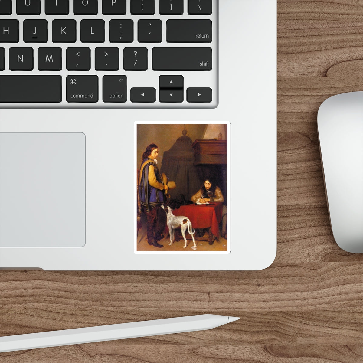 BORCH, Gerard ter - Dispatch (Artwork) STICKER Vinyl Die-Cut Decal-The Sticker Space