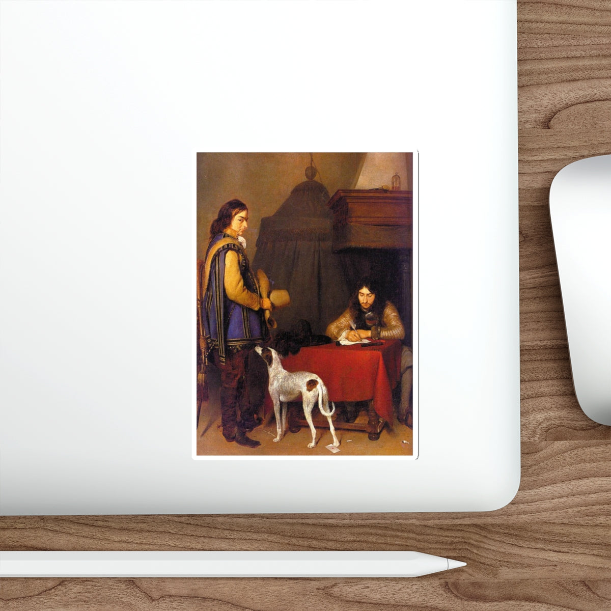 BORCH, Gerard ter - Dispatch (Artwork) STICKER Vinyl Die-Cut Decal-The Sticker Space